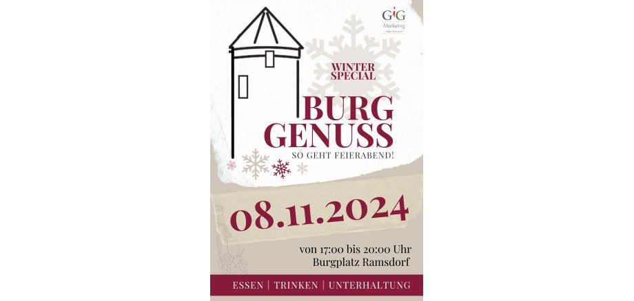 Burg Genuss - POSTER - 2