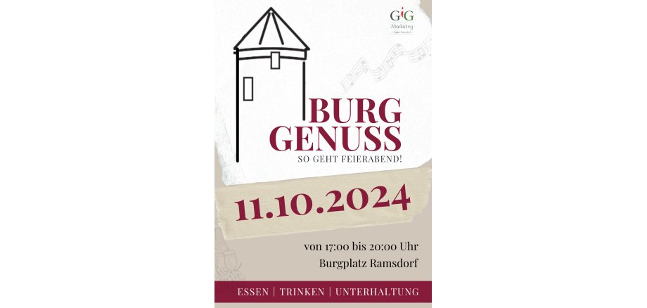 Burg Genuss - POSTER - 1